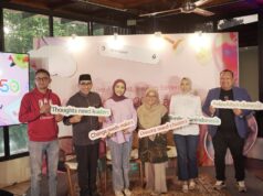 [Kiri-kanan] Arief Suseno, AI National Skills Director Microsoft Indonesia, Habib Ali Hasan Al Bahar, Ketua LAZISNU PBNU, Marheni Sandra, Perwakilan Perempuan Pandai AI (PandAI), NU Care Global, Tia Dwi Setiani, Learning Designer Lead, Dicoding Indonesia, Malasari Lala, Learning Program Director, Biji-biji dan Mereka, Dharma Simorangkir, Presiden Direktur Microsoft Indonesia | IST